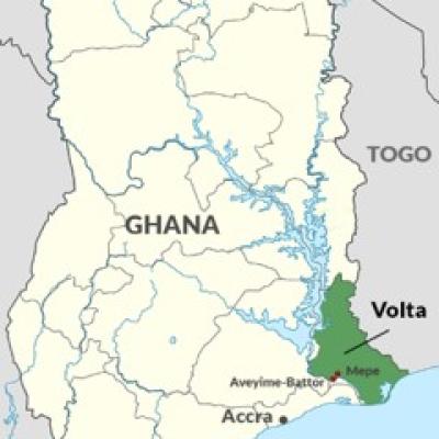 Kpetoe Map Ghana